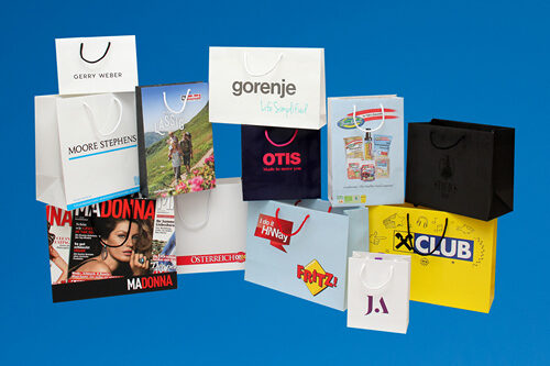 papiertaschen mit logo, papiertaschen anbieter, werbetaschen